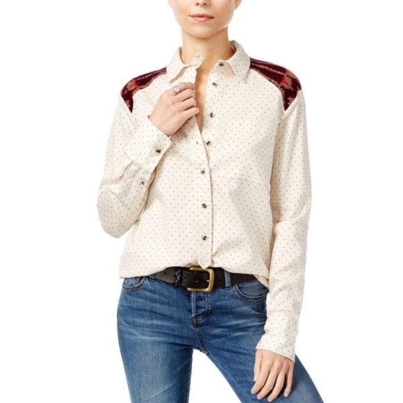 •Free People•knit detailed button up - Picture 2 of 8